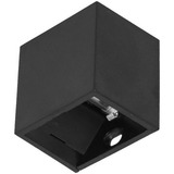 Arandela Mini Focus Preta Facho Ajustável 2w 3.000k Aaatop