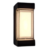 Arandela Preta Com Luz Difusa E De Foco 4w Ip54 3.000k 2590