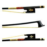 Arco Violino 4/4 Profissional Premium Gold Talão Trabalhado