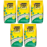 Areia Para Gatos Purina Tidy Cats 2kg Combo C/ 5 Unidades
