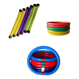 Argolas E Bastões Para Aula De Natação 
