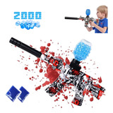 Arma Bolinha De Gel Arminha Ak47 Metralhadora Automática