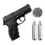 Arma De Pressão C11 Esfera Aço 4.5mm + 2 Co2 12g + Esferas