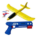Arma Lança Aviao Planador Lançador De Avião Brinquedo Arma