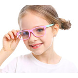 Armação De Óculos Grau Flexível Criança Infantil Com Lente