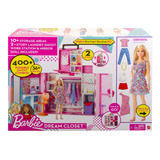 Armário Barbie Com Boneca