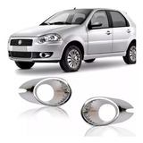 Aro Copo Moldura Cromada Farol Milha Novo Palio Siena G4