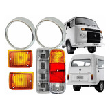 Aro Farol+sinaleiras Traseira Dianteira Kombi Carat E Furgão