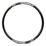 Aro Folha 29/36 Furos Freio A Disco Cicloturismo Vnine Vzan Cor Preto