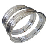 Aro Super Motard 18x2.15 + 18x2.50 Aluminio Polido Par