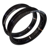 Aro Super Motard 18x2.50 + 18x3.00 Alumínio Par Cores