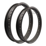 Aros Viper Street Dianteiro Traseiro Xt 600 660 Preto Fosco