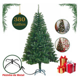 Árvore De Natal Ágata Verde 380 Galhos 150cm 1und