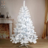 Árvore De Natal Luxo Grande Decoração 1,5m Branca 280 Galhos Cor Branco