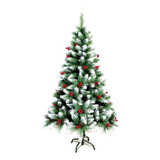 Árvore De Natal Luxo Pinheiro Nevada Cactos 1,8m 648 Galhos