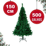 Arvore Natal 150cm - 500 Galhos Cor Verde