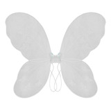 Asa De Borboleta Branco Com Glitter