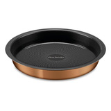 Assadeira Redonda Rochedo Gourmet Pro Rev Cor Cobre