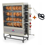 Assador Frango Gás Tubular Pr623 Progás + Tesoura Tramontina Bivolt