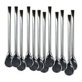 Atacado 100 Bombas Polidas Avulsas Metal Média 19cm Tereré