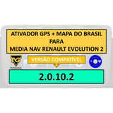 Ativador Gps + Mapa Atualizado Mn Renault Evolution 2.0.10.2