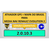 Ativador Gps + Mapa Atualizado Mn Renault Evolution 2.0.10.3