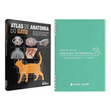 Atlas De Anatomia Do Gato, 1ª Edição 2023 + Sanar Note Medicina Veterinária Pequenos Animais, 2ªedição