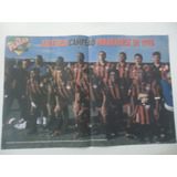 Atlético Campeão Paranaense 1998 - Poster Avulso Placa 41x26