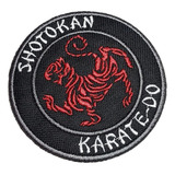 Atm190t Karate Shotokan Patch Bordado Fixar Com Ferro Quente