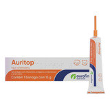 Auritop Gel Otológico Dor Ouvido Aguda/ Crônica Cães E Gatos