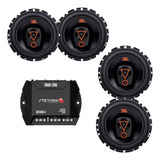 Auto Falante Selenium Jbl Porta 320w+modulo Potencia Stetsom