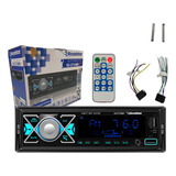 Auto Radio Carro Bluetooth Som Usb Mp3 Controle Novo 4x55w