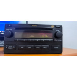 Auto Rádio Com Toca Disco Cd Toyota Original Mod 08600
