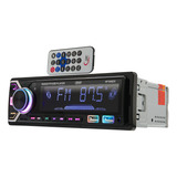 Auto Rádio Som Automotivo Bluetooth Mp3 Rádio Fm Usb Aux Sd