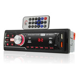 Auto Rádio Som Automotivo Bluetooth Mp3 Rádio Fm Usb Sd Aux