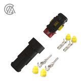 Autocon 05 Kit Conector Reparo Plug Automotivo 2 Vias Selado