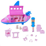 Avião Da Judy Cor De Rosa Acessorios Inclusos - Samba Toys