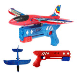 Avião Planador Com Lançador Brinquedo Infantil Pistola