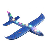 Avião Planador Luz Led Brinquedo Que Voa Flexível Envio Já