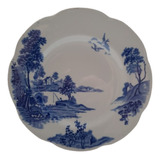B. Antigo- Belíssimo Prato De Parede Em Porcelana Inglesa Bi
