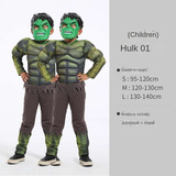 B Kit Infantil Fantasia + Garras Wolverine Criança Traje