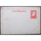 B6569 Brasil Carta Bilhete Nº 8 Novo Papel Azul Esverdeado