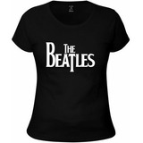 Baby Look The Beatles Nome - Camiseta Feminina Algodão
