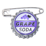 Badge Brooch Grape Soda, Tampas De Garrafa Pin Kawaii New Ki