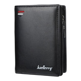 Baellerry D3216 Carteira Masculina Cor Preto Lisa