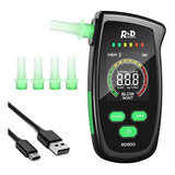 Bafômetro Etilômetro Digital Portátil Lcd Medidor Álcool