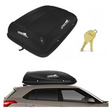 Bagageiro 370 Litros Teto Thule Sportrack Preto Hilux Rav-4