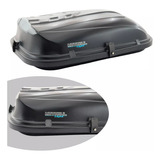 Bagageiro 380 Litros Teto Motobul Preto Light T-cross