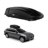 Bagageiro De Teto Maleiro Thule Force Xt M 400 L Bau Preto