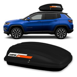 Bagageiro De Teto Preto Camper Box 360 Litros Compass 2019
